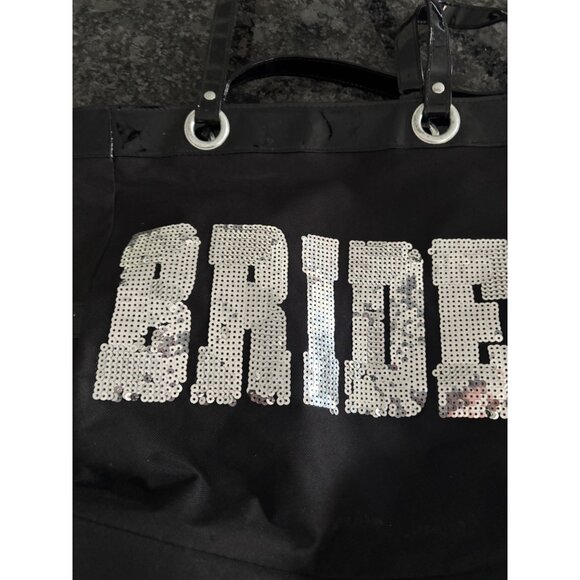 Bride Robe Veil Fanny Pack & Sequin Tote Bag Set Bachel0rette Party Wedding - Picture 13 of 16